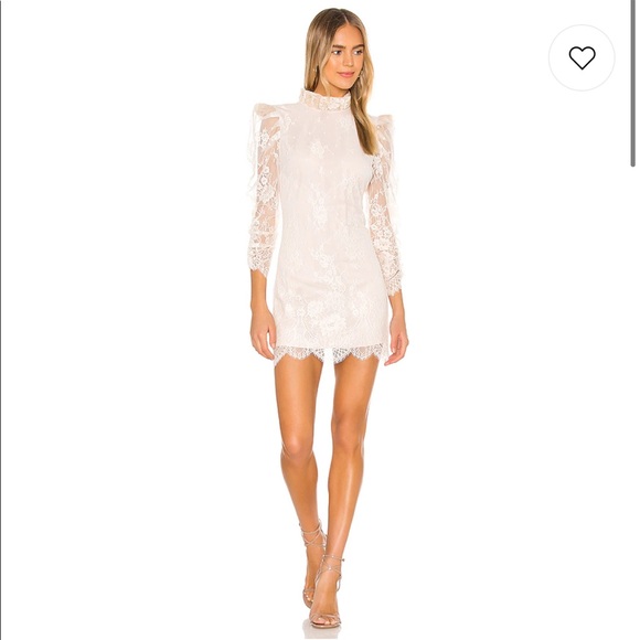 NBD Abra Dress in Ivory - Picture 1 of 5